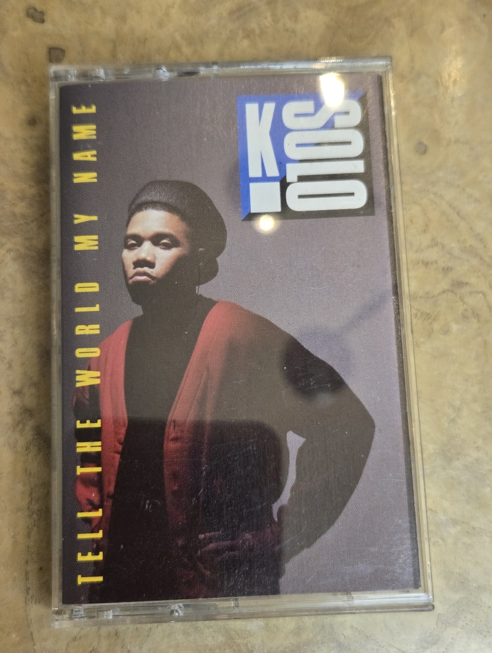 K Solo Cassette Tape - 'Tell The World My Name' - Red & Black Artwork